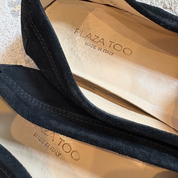 Plaza Too Made in Italy Bamboo Horsebit Loafer Suede Flat - Picture 6 of 12